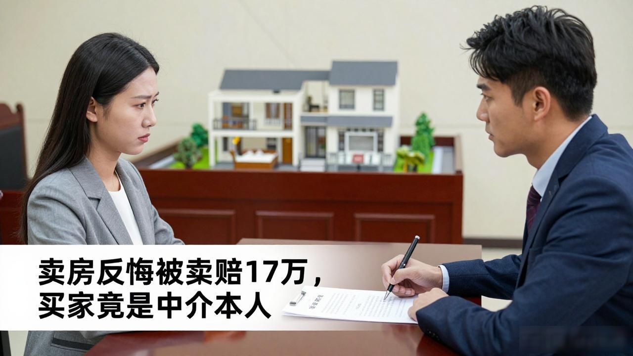 二手房交易陷阱：卖房反悔被索赔17万，买家竟是中介本人
