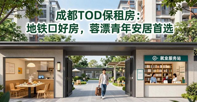 蓉漂人才日安居政策_成都轨道TOD保租房_租房信息