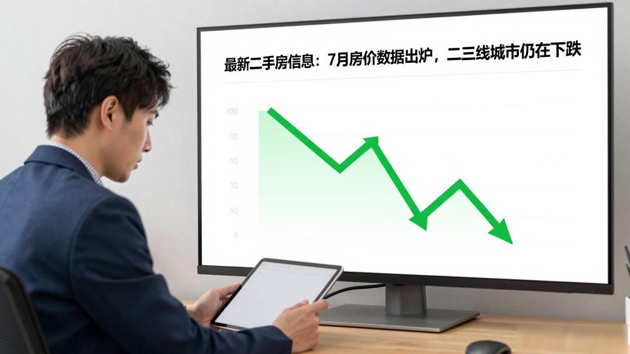 一线城市房价环比稳住二三线城市下降_7月份70个大中城市商品住宅销售价格数据_二手房信息