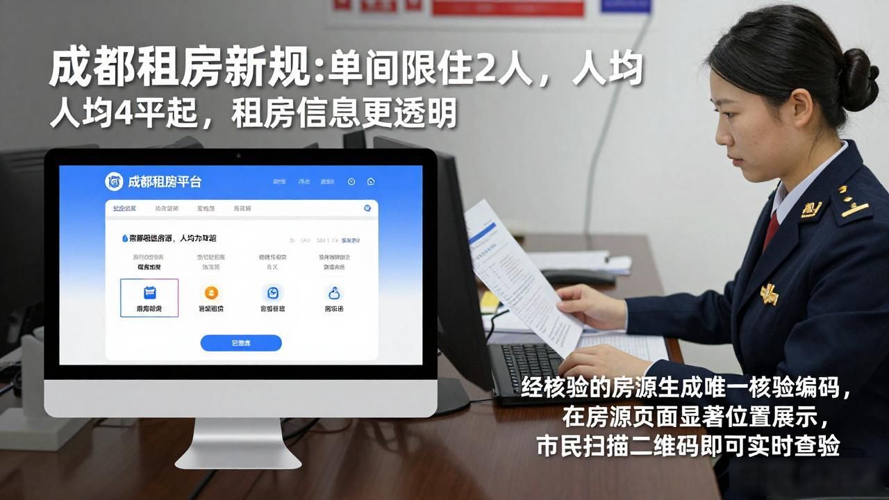成都租房新规：单间限住2人，人均4平起，租房信息更透明