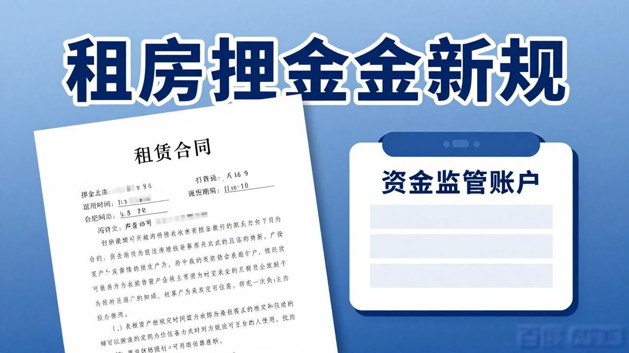 租房押金不怕扣了！新规让押金进托管账户，租客更安心