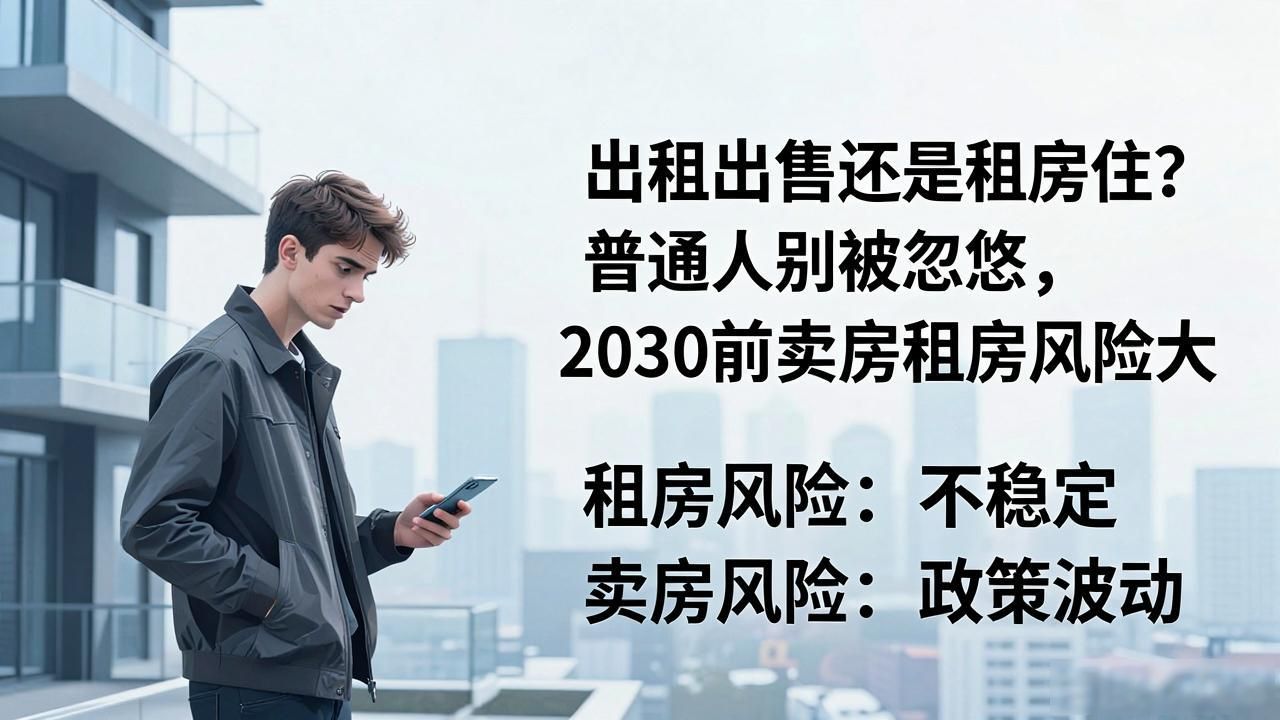 出租出售还是租房住？普通人别被忽悠，2030前卖房租房风险大