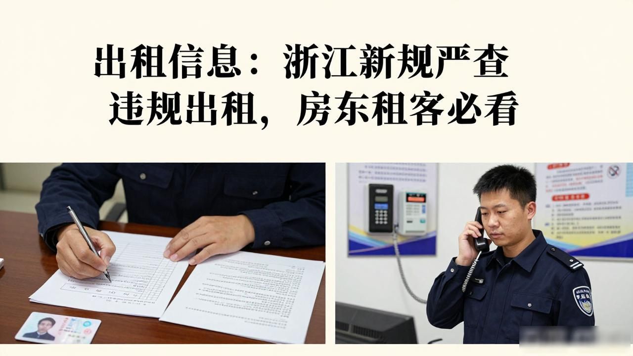 出租信息_浙江省居住房屋出租治安管理办法 新规处罚案例 短租房网络平台合规运营