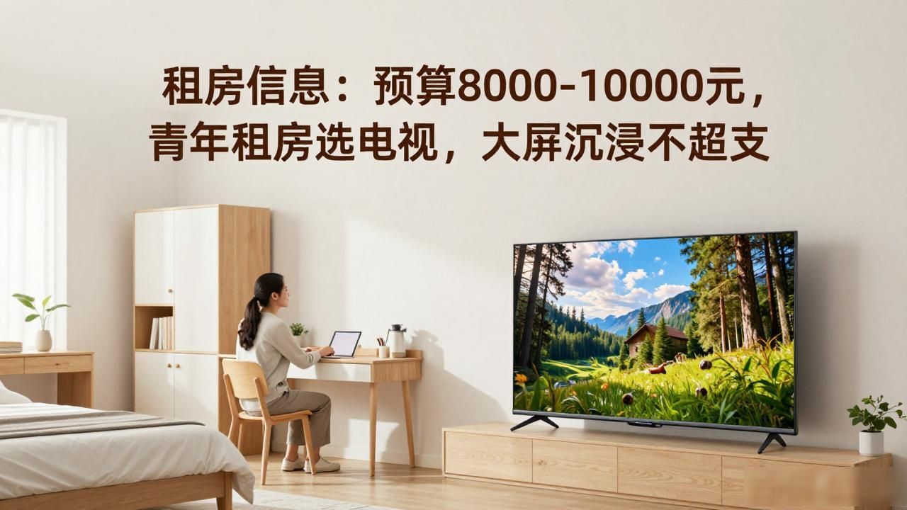 租房信息：预算8000-10000元，青年租房选电视，大屏沉浸不超支