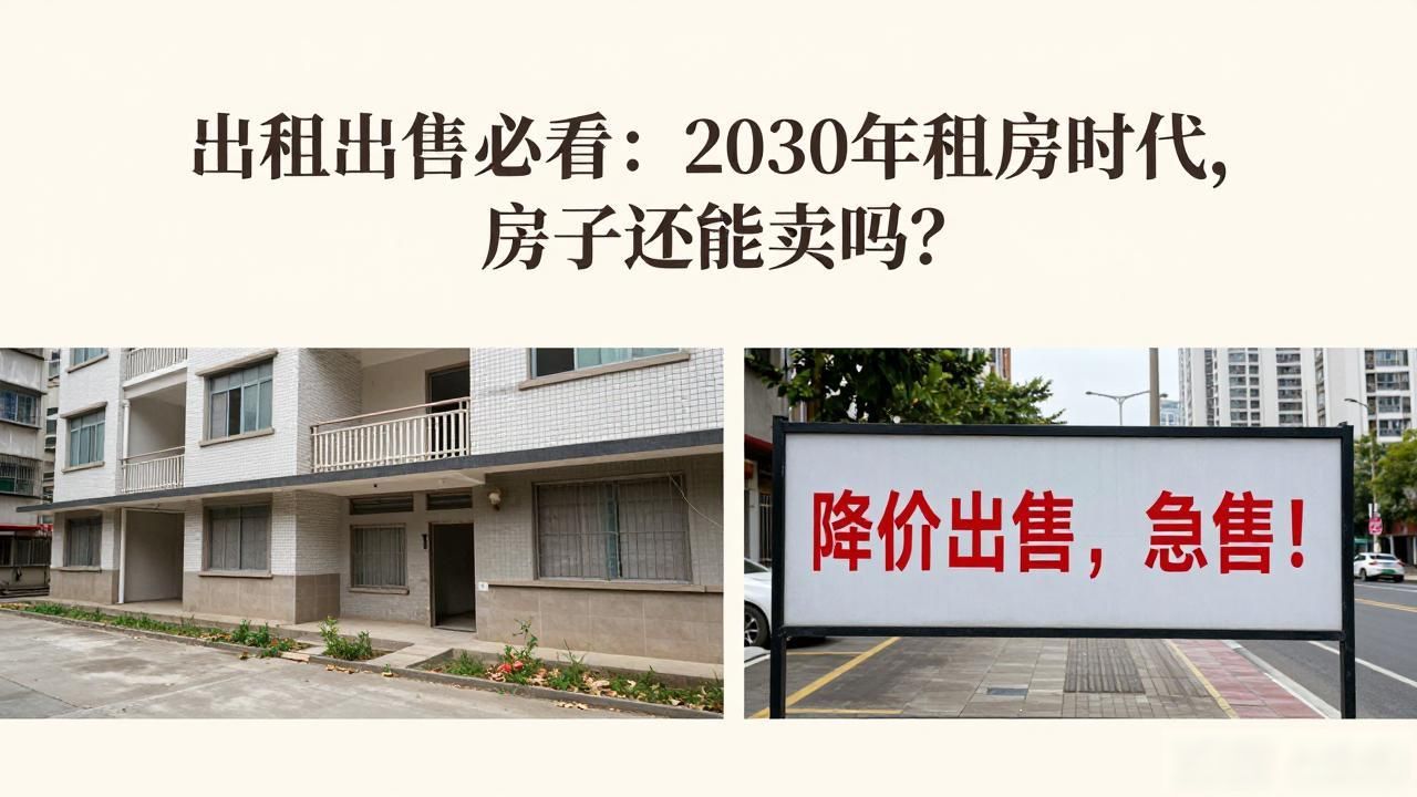 出租出售必看：2030年租房时代，房子还能卖吗？