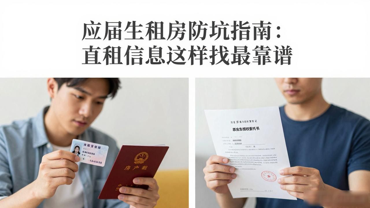 应届生租房防坑指南：直租信息这样找最靠谱