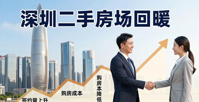 深圳二手房信息：签约量上升，购房成本降低
