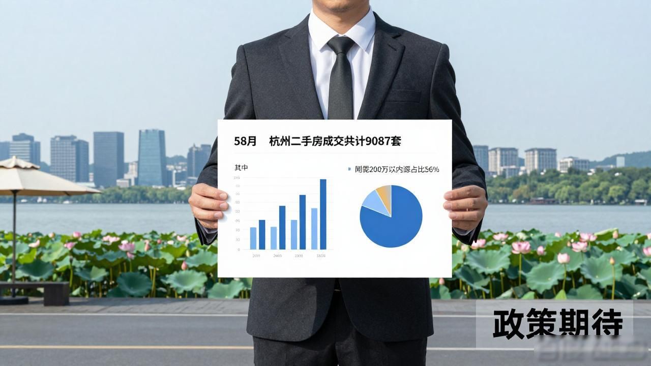 杭州二手房信息：5月成交9087套，刚需200万内房源占56%