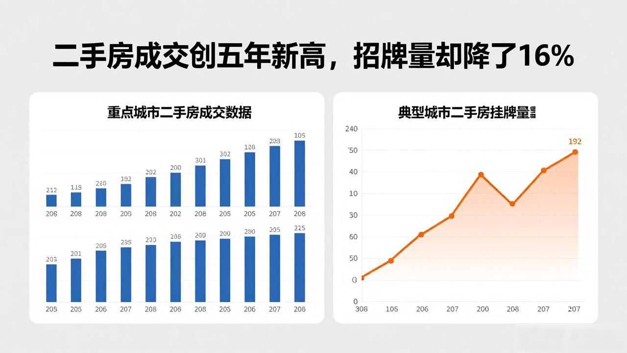 二手房成交创五年新高，挂牌量却降了16%