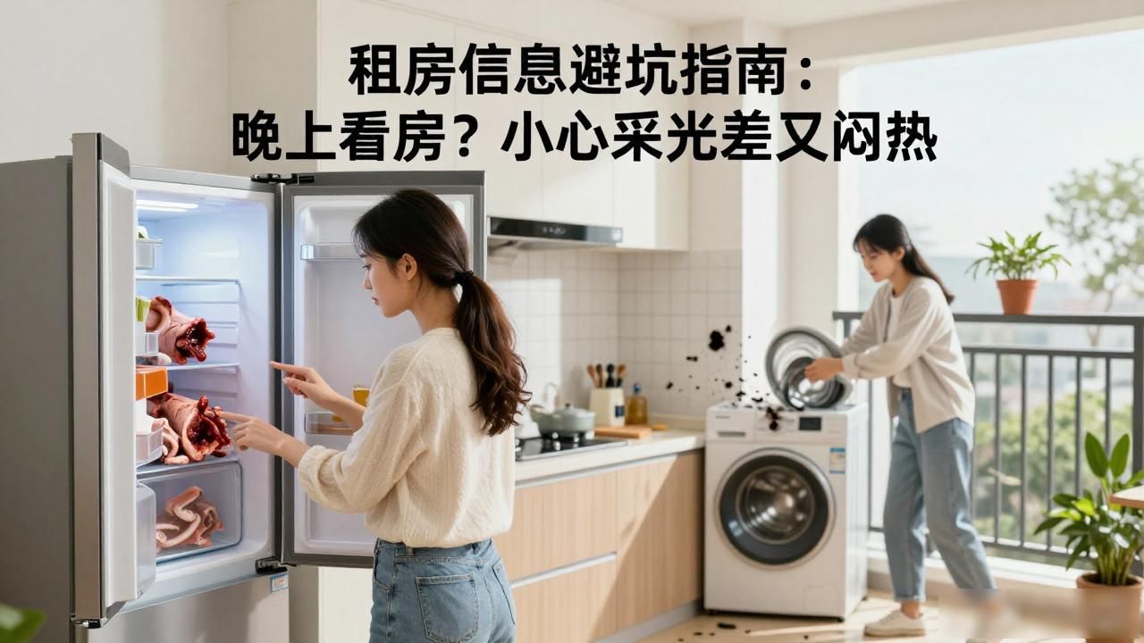 租房信息避坑指南：晚上看房？小心采光差又闷热
