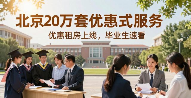 北京20万套优惠租房上线，毕业生速看