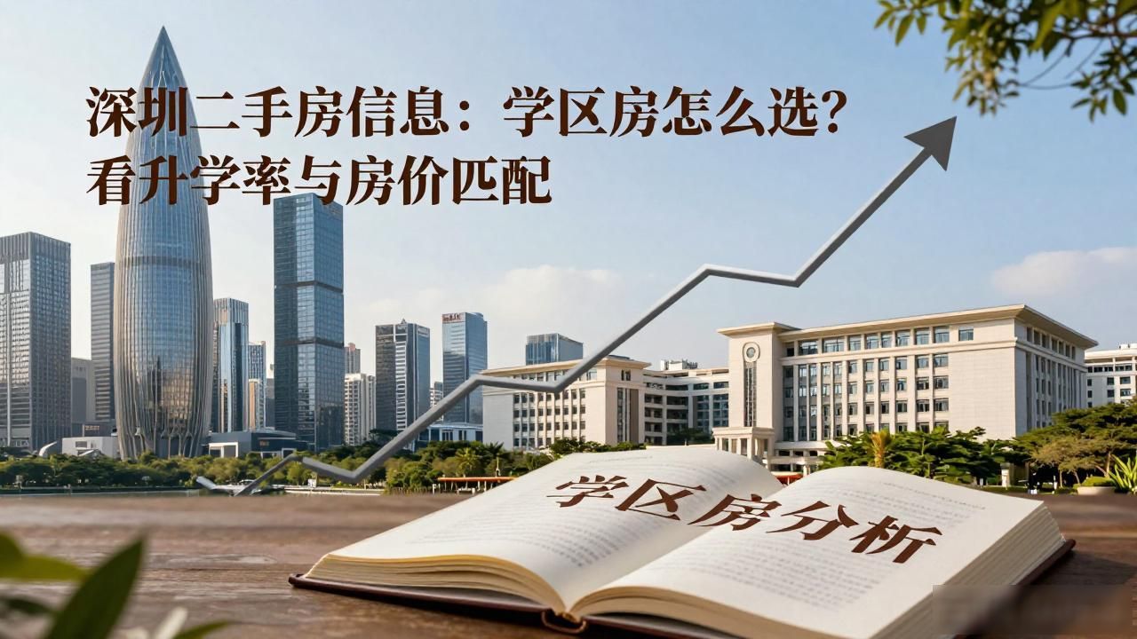 深圳二手房信息：学区房怎么选？看升学率与房价匹配