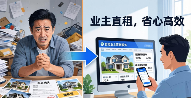 存量房时代业主求省心出租，直租信息成关键助力