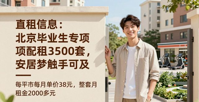 直租信息：北京毕业生专项配租3500套，安居梦触手可及