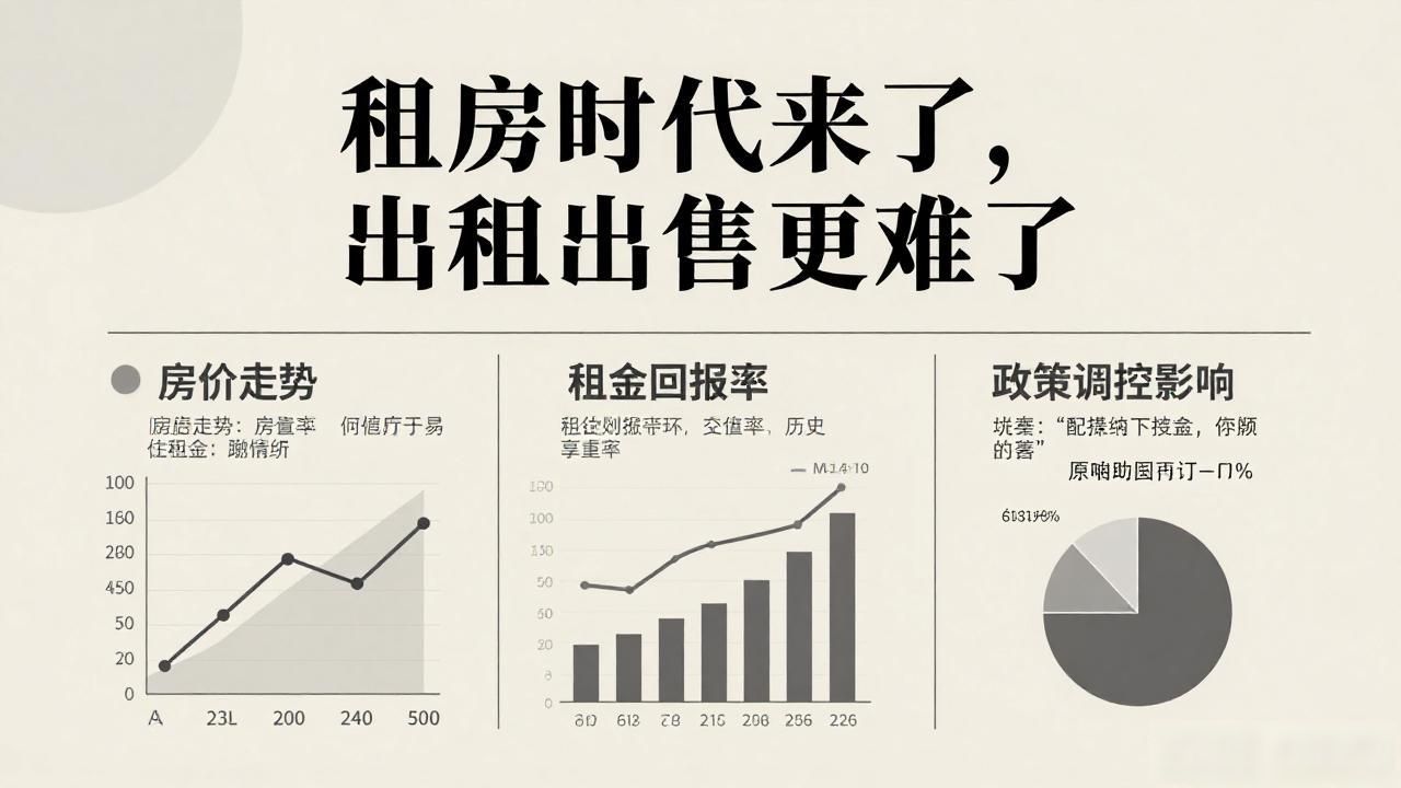 租房时代来了，出租出售更难了