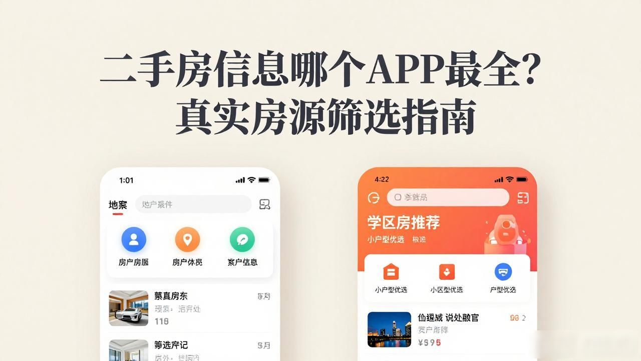找房APP推荐_二手房信息_链家贝壳房天下安居客幸福里