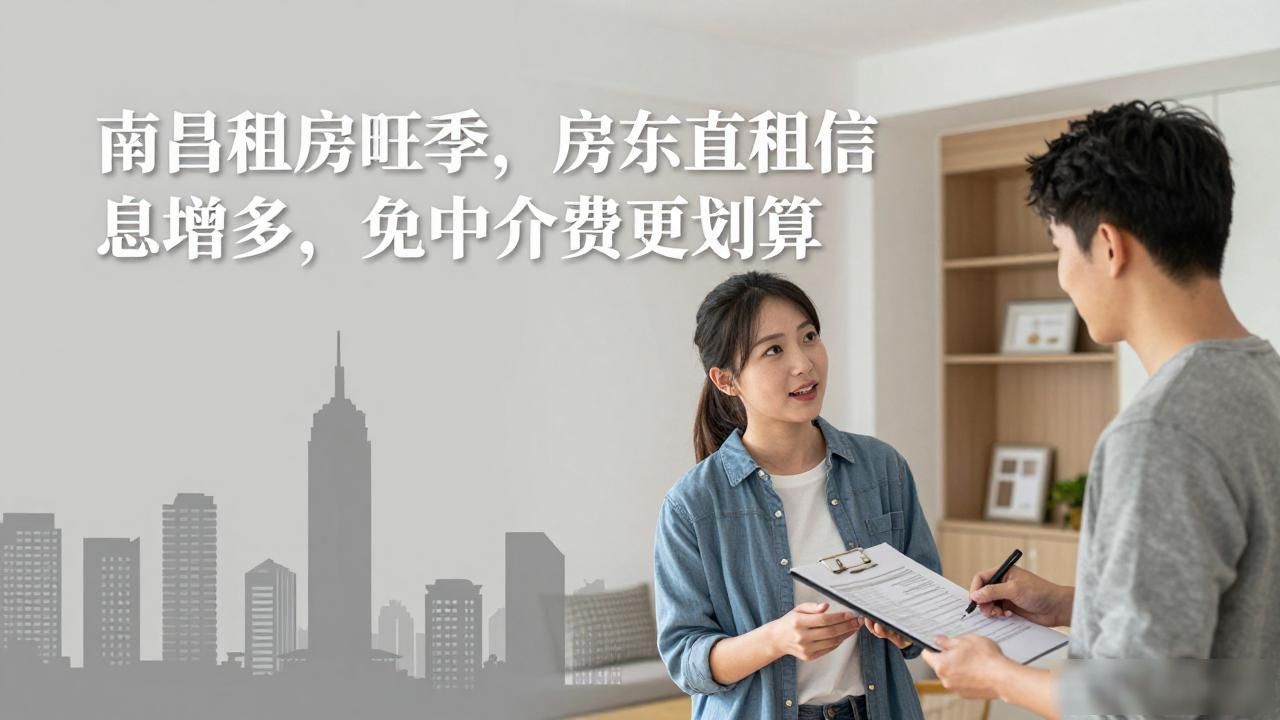 南昌租房旺季，房东直租信息增多，免中介费更划算