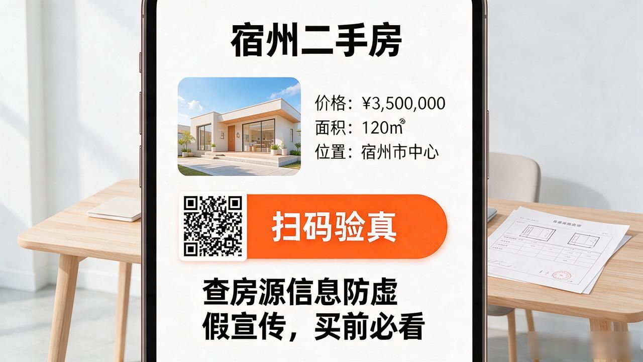 宿州二手房能扫码验真吗？查房源信息防虚假宣传，买前必看