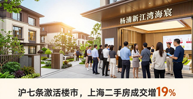 上海二手房信息：新政后量价齐升，成交增19%