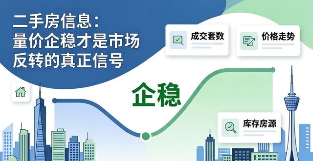 二手房信息：量价企稳才是市场反转的真正信号