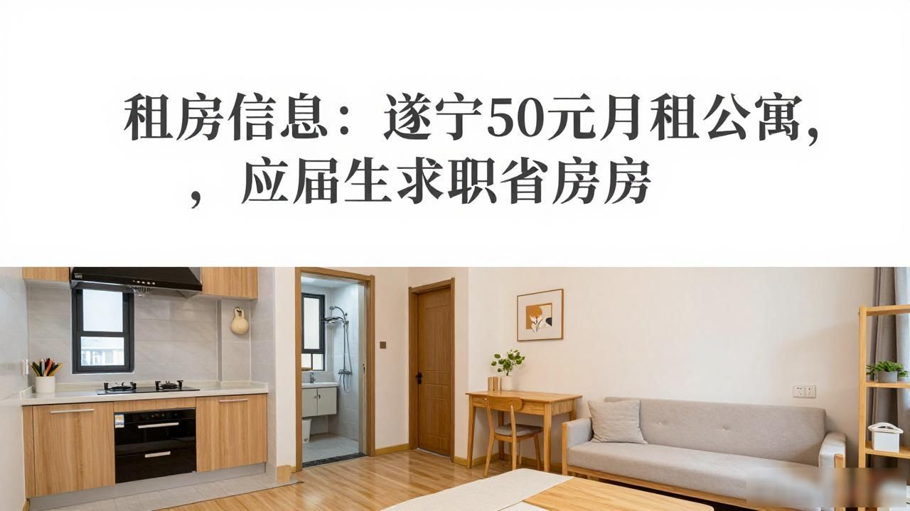 租房信息：遂宁50元月租公寓，应届生求职省房租