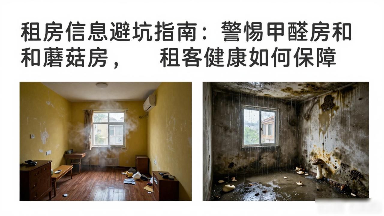 租房信息避坑指南：警惕甲醛房和蘑菇房，租客健康如何保障